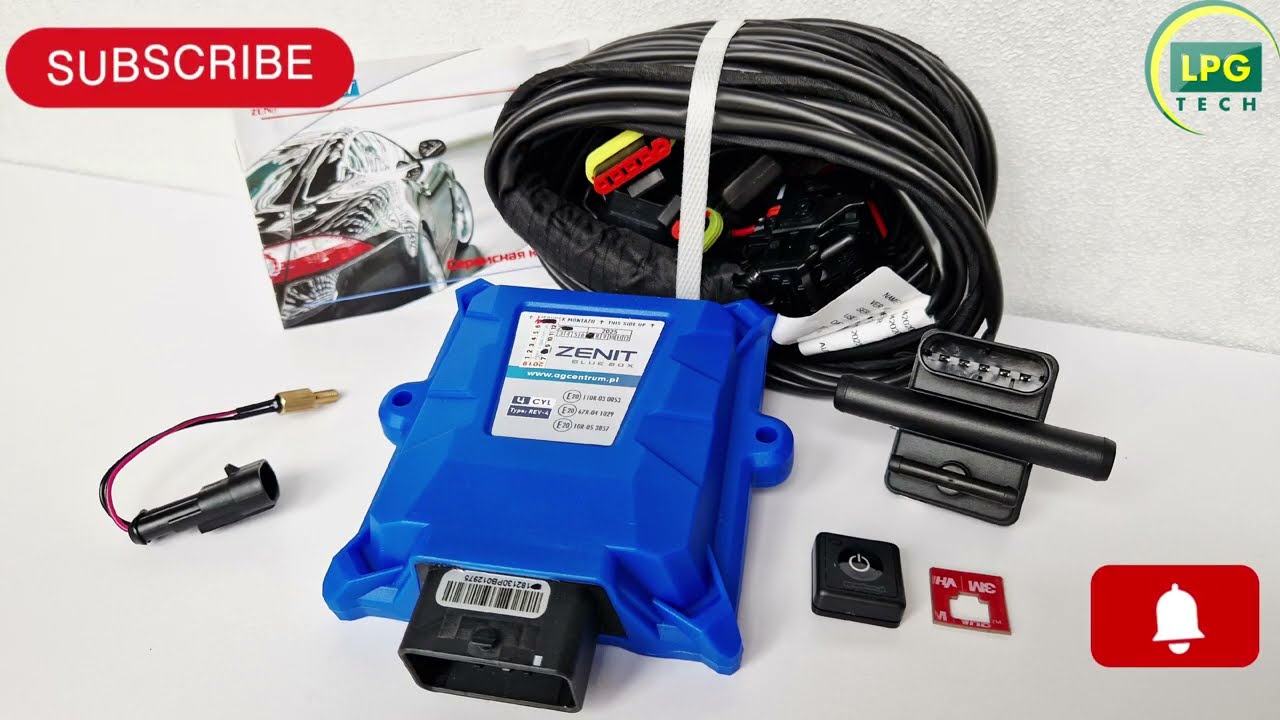 Купить комплект гбо 4 Zenit Blue Box/Blue Box OBD с баллоном