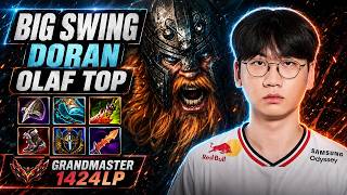 Doran Olaf Double Kill Carry Top Lane Controls Dragons and Baron Secures