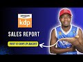 📊 Sales Report for the First 10 Days of August Doing Amazon KDP 📊
