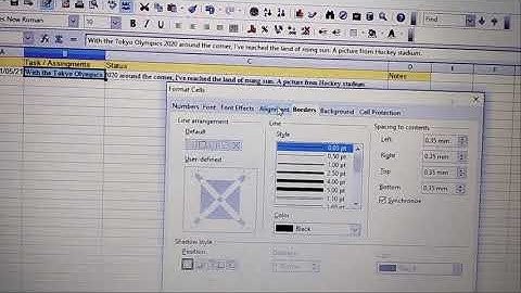 How to wrap text in Open Office Spreadsheet Document ?