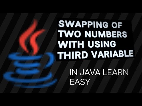 #Swapping of 2 numbers using 3rd Variable |Swapping in Java @Software ...
