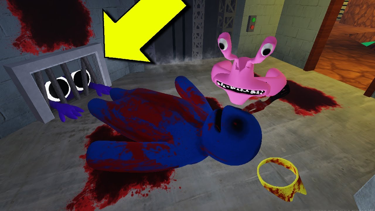 ME TRANSFORMEI no MONSTRO ROXO DE RAINBOW FRIENDS 3 e ACHEI a SALA ...