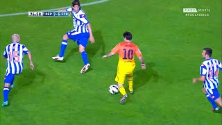 Messi Crazy Hattrick vs Deportivo (Away) 2012-13 English Commentary HD 1080i