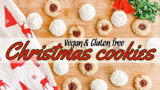 Gluten free easy Christmas Cookies | with a Vegan option