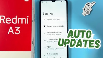 How to Enable or Disable Automatic Updates on Xiaomi Redmi A3