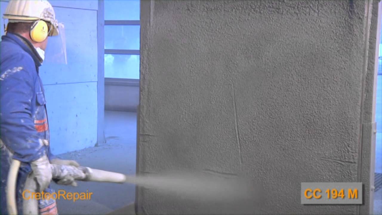 RÖFIX Betoninstandsetzung, Teil 19 von 24, Trockenspritzmörtel auftragen