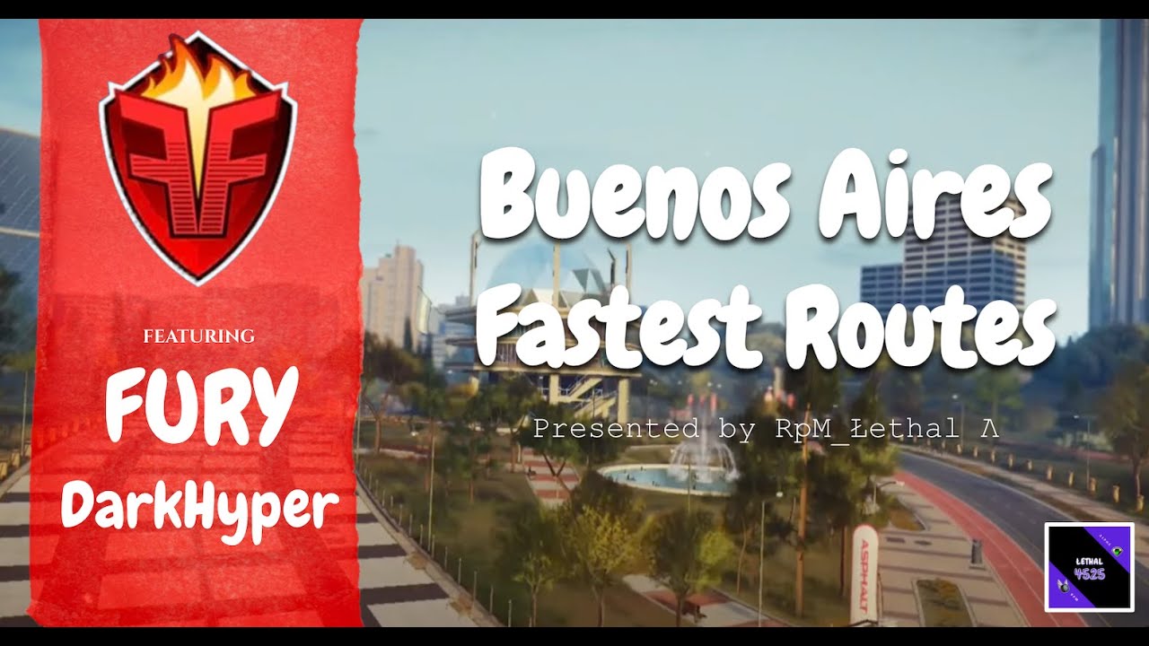 Asphalt 9 | Buenos Aires Fastest Routes [5 Tracks]
