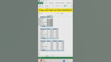 Suma Fácil y Rápido en Excel ¡En Segundos! 🔢 #excel #shorts
