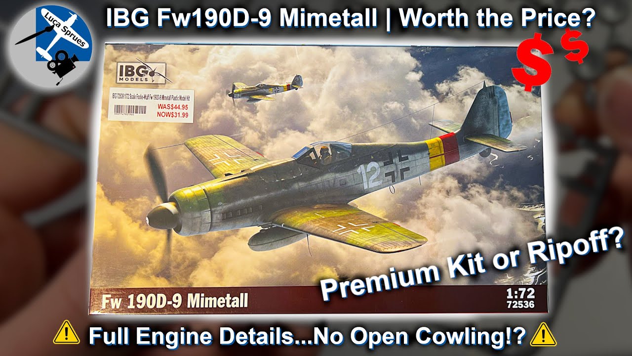 IBG Fw 190 D-9 “Mimetall” in 1/72 – Best Dora Kit Ever? | Unboxing