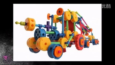 Thinkertoy DIY building blocks - How to Build a Rocket Car