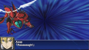 [ENG Sub]Super Robot Wars UX - Red Nanajin Attacks | スパロボUX - アッカナナジン 全武装