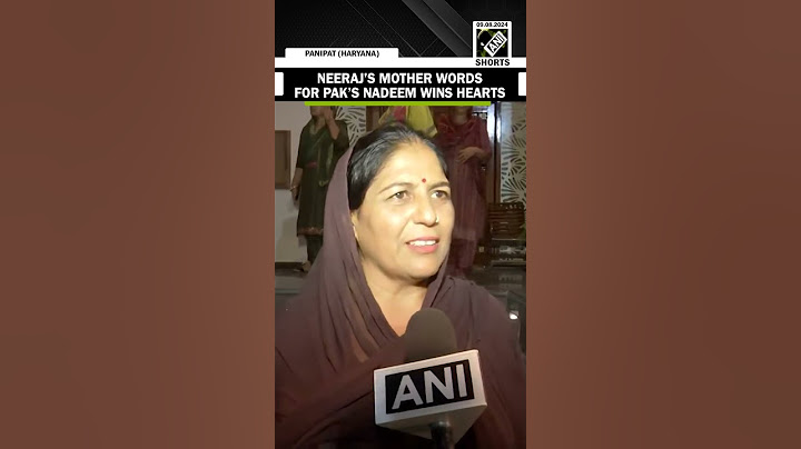 Neeraj Chopra’s mother celebrates Olympic Silver; praises Pakistan’s Arshad Nadeem for bagging Gold