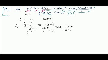 Induction - Showing 1^2 + ... + (2n + 1)^2 = (n+1)(2n+1)(2n+3)/3