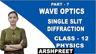 Wave Optics | Class 12 Physics | Single Slit Diffraction | CBSE | NCERT Part - 7