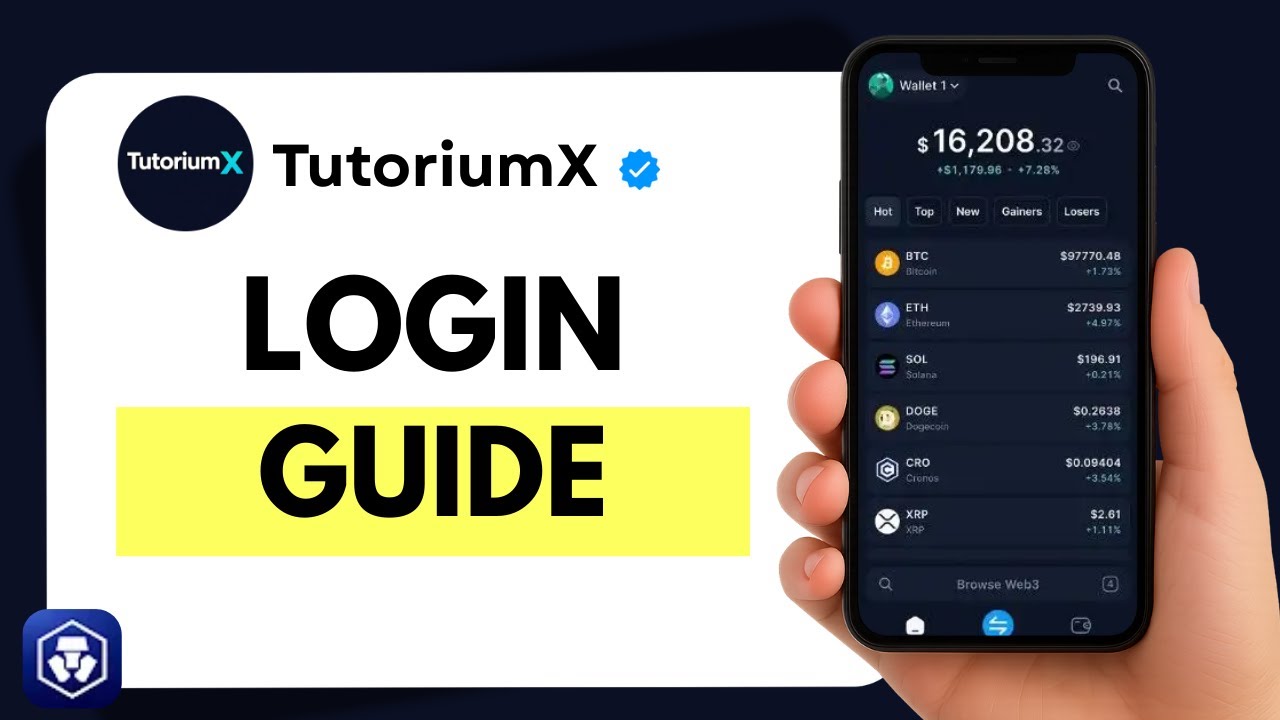How to Log In to Crypto.com App - YouTube