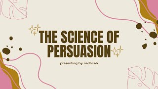CMP281 | INDIVIDUAL ASSIGNMENT | PERSUASION
