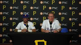 Pitt Baseball | PNC Park Postgame | Mike Bell and Tyler Bischke