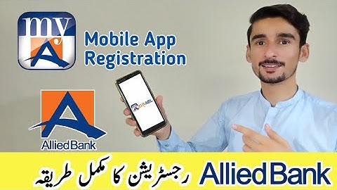 Allied Bank Mobile App banane ka tarika