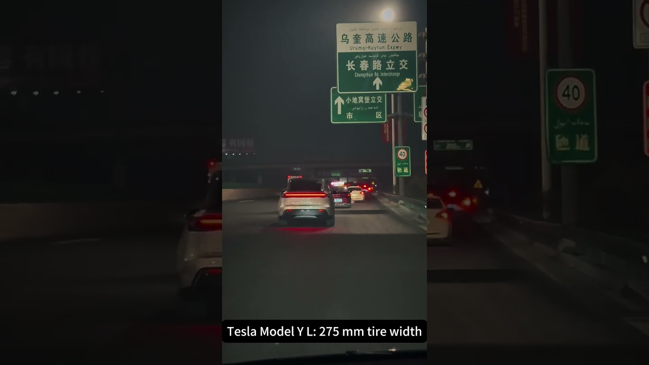 Not Every EV Has the 275mm Tire Width of the Tesla Model Y L
