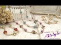 【簡単ビーズステッチ/ネックレス】モチーフを続けて編める可愛いネックレスの作り方No.5 Designed Dec 2012 Miistyle