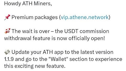 How can you withdraw your #USDT from the #AtheneNetwork app using a #binance Binance BEP20 address?