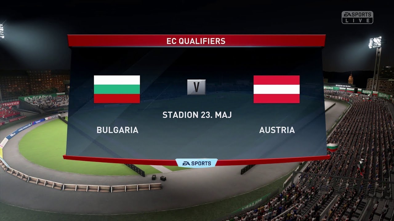 Fifa 19 4k Gameplay Career Mitio Wolf Bulgaria Ec Qualifiers Vs Austria H Youtube