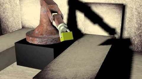 3D animation Robotic arm