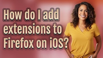 How do I add extensions to Firefox on iOS?