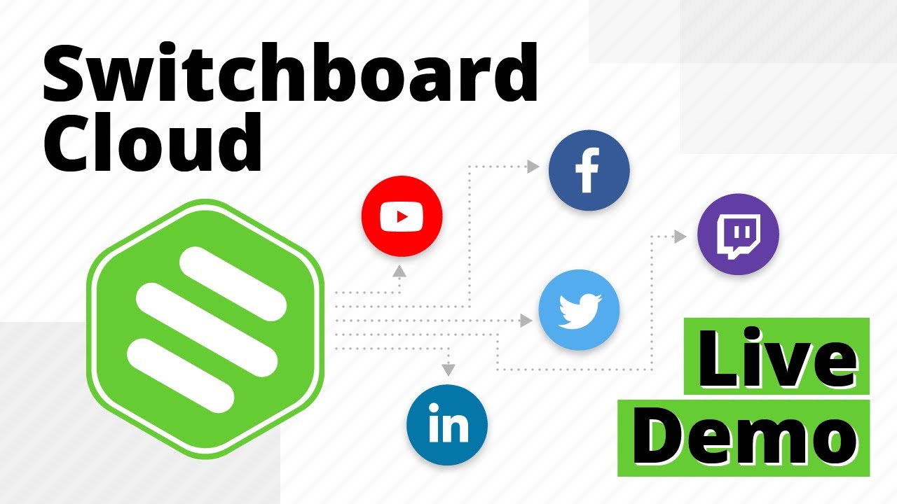 Switchboard Cloud Live Demo - Multistreaming Step-by-Step