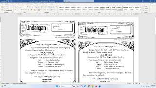 Cost-Effective 1-Sheet 2-Page Wedding Invitation Template Cost-Effective 1-Sheet 2-Page Wedding Invitation Template