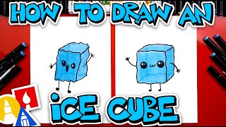 how to draw a funny ice cube