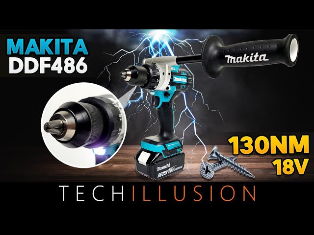 🔥EINFACH BRUTAL! 😱STÄRKSTER 18V Makita Akkuschrauber DDF486Z - Makita  DDF486Z Review & Test - YouTube