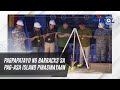 Pagpapatayo ng barracks sa Pag-asa Island pinasinayaan | TV Patrol