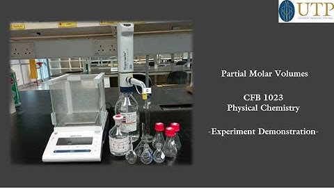 Partial Molar Volumes