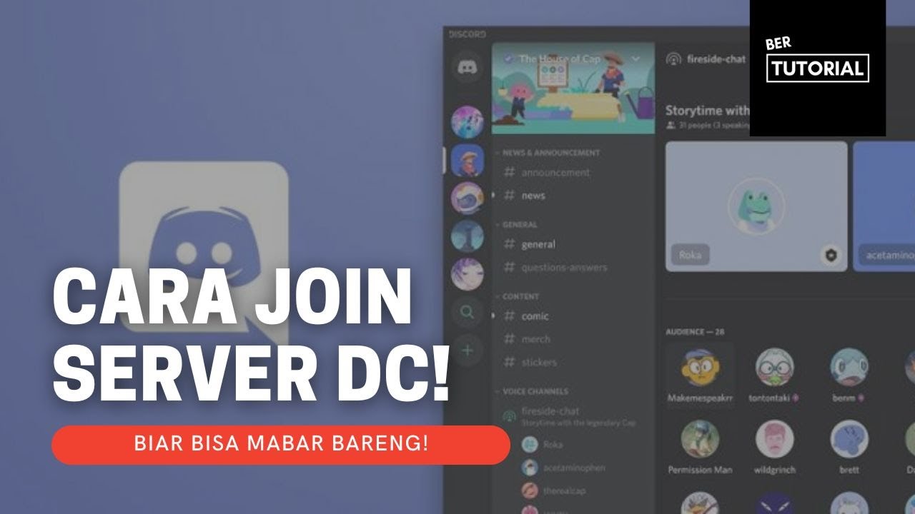 Cara join server Discord di HP