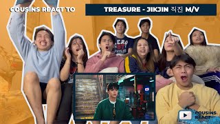 COUSINS REACT TO TREASURE - '직진 (JIKJIN)' M/V