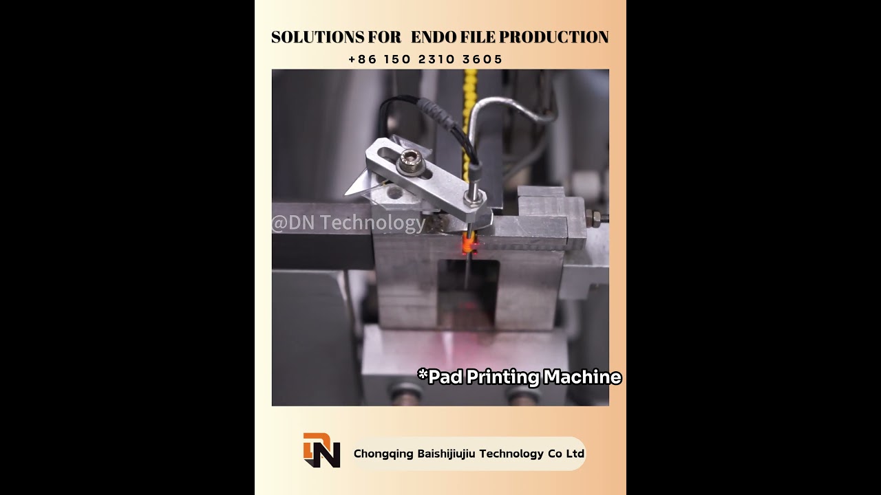 🎨 DN Technology Pad Printing Machine for Root Canal File Production!