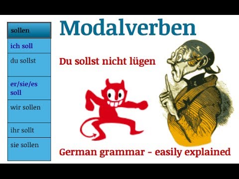 Free German grammar: modal verbs | Modalverben - Sollen ...