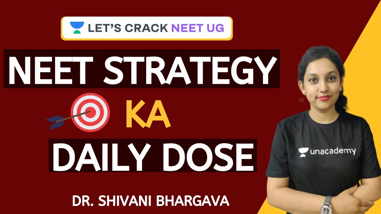 Daily Strategy for NEET 2020 | 2nd April | Timetable for NEET 2020 | Dr. Shivani Bhargava
