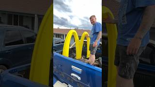 We Found An Old Mcdonalds Sign shorts repair diy mcdonalds