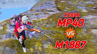 SQUAD DOMINATION || COBRA MP40 VS M1887 🤯 || WHICH ONE IS THE BEST FOR CLUTCH 🔥 ??