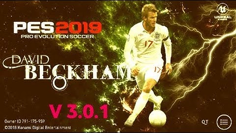 PATCH PES 2019 MOBILE  ( V 3.0.1 ) NO ROOT // DAVID BECKHAM