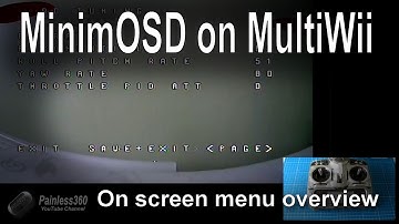 Minimosd Menu Overview