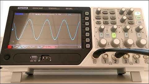 Oscilloscope DSO4104C Display Mode Slow Sweep
