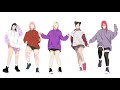Naruto girl Dance Animation - Tiktok