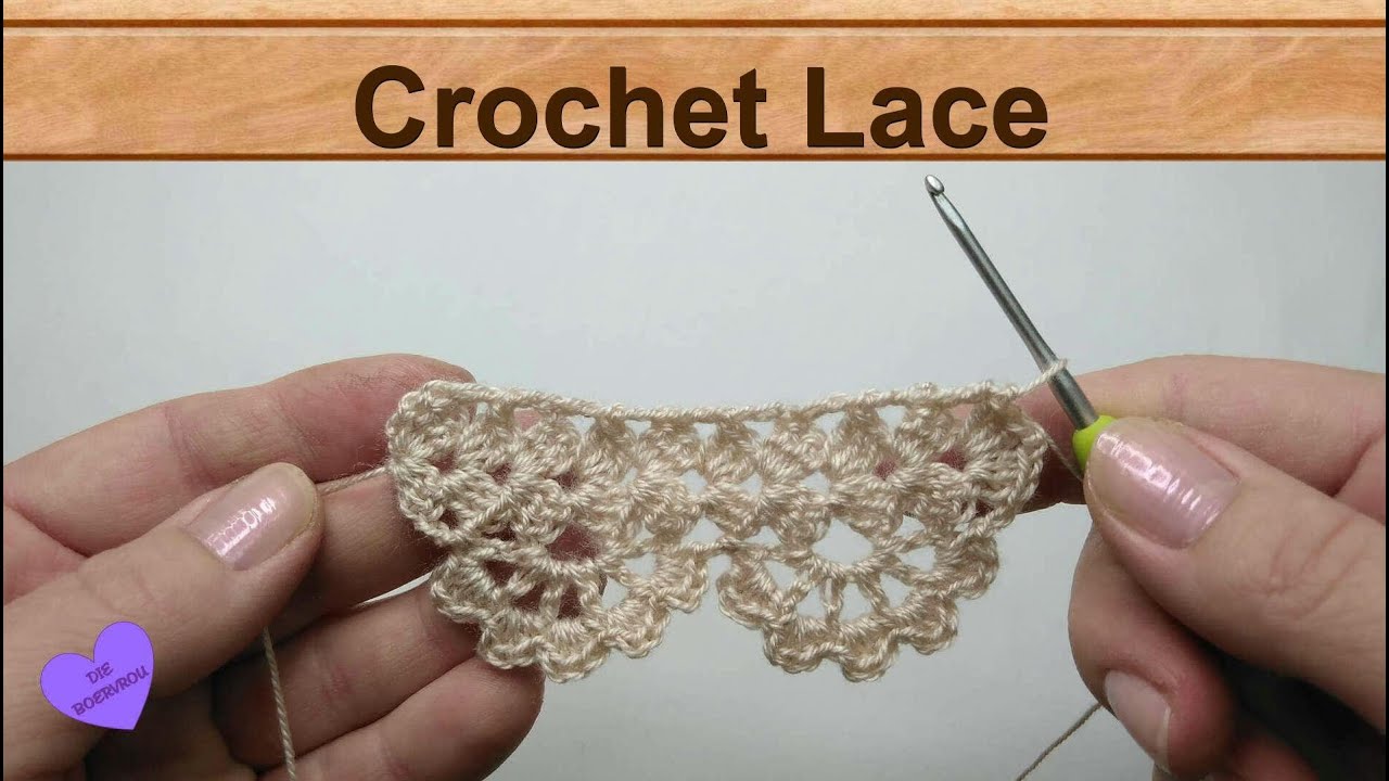 How I make my very easy crochet lace - Crochet Tutorial 
