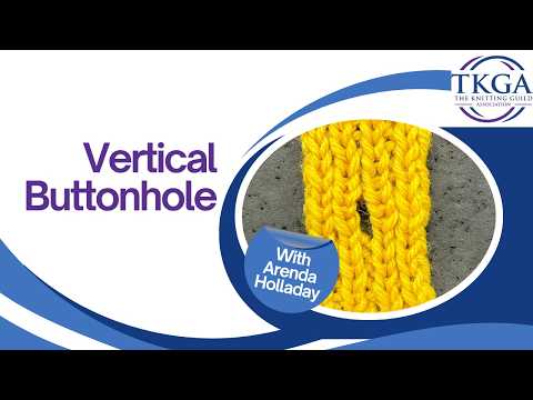 Vertical Buttonholes