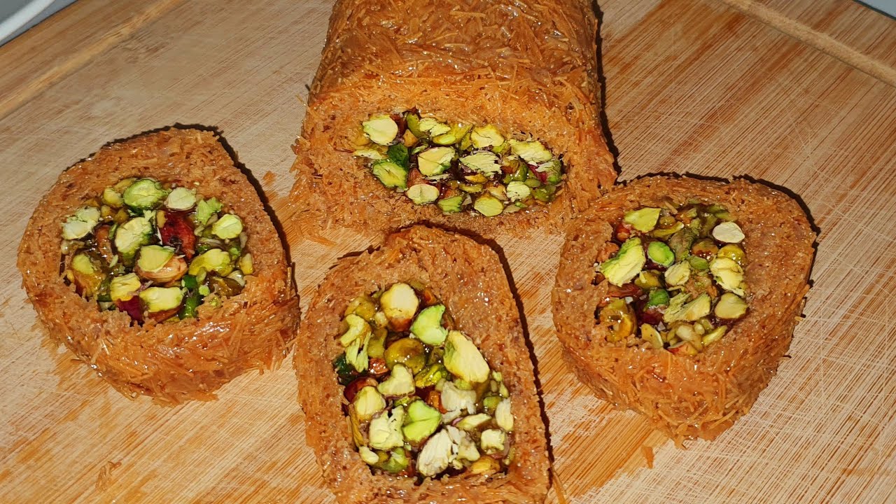 #مبرومة_الفستق#مبرومة الفستق الحليي بالشعيرية الباكستانية وطعم عبارة عن خيال