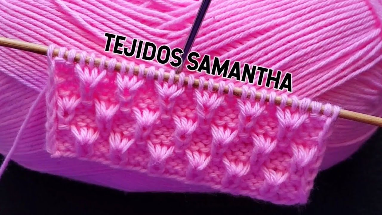 HERMOSO PATRÓN 🌸PARA TEJER CHOMPAS CHALECOS SUÉTER  / TEJIDOS ROSSY #tejido #adosagujas #knit