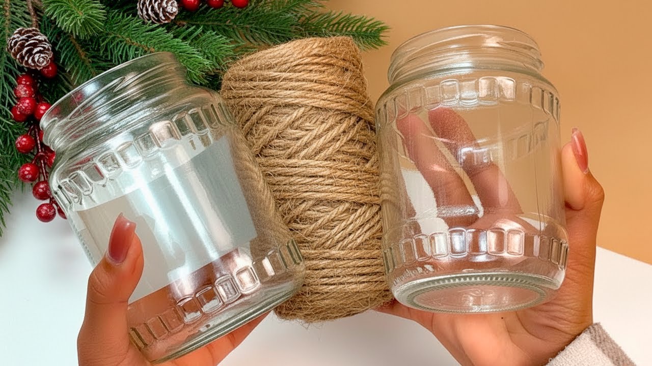 HOW BEAUTIFUL! 😍 I SAW THIS IN A DECOR STORE AND MADE IT MYSELF! IDEAS FROM WASTE